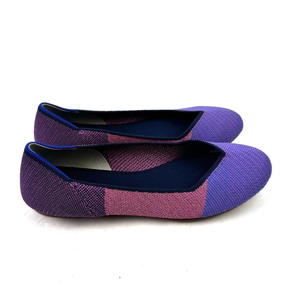 Rothys The Flat Metallic Lilac 7 Slip On Shoes Womens Comfort Limited Edition - Picture 5 of 14